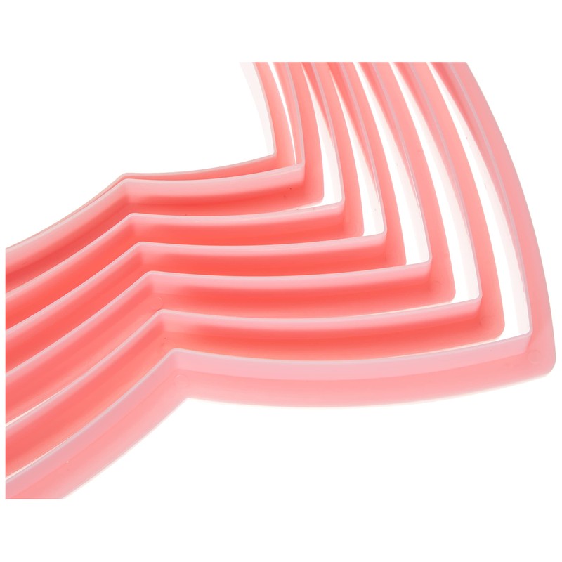 IBILI Sapin Set 10 CORTAPASTAS ABETO, Stainless Steel, rosa, 20