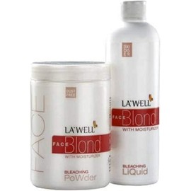 LAWELL FACE BLOND LIQUID COMBO REMOVES BLEMISHES, FADES FACIAL HAIR, DETAN & WHITENING| SUITABLE FOR SENSITIVE SKIN| FOR MEN WOMEN| FOR HOME & SALON USE 650 GMS