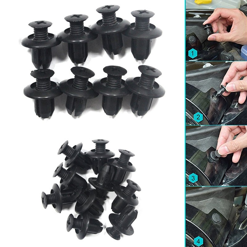 Tuqiang Push Bumper Fender Door Trim Panel Clips Retainers Fastener
