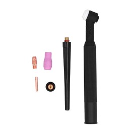 Cabezal de Soplete de Soldadura Eujgoov TIG, Cabezal de Soplete Flexible Refrigerado por Agua Accesorios de Soldadura Industrial para Soldadura por Arco de Argón