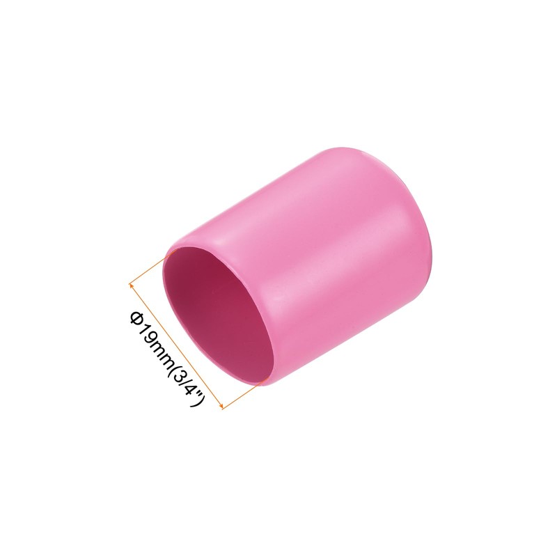QUARKZMAN 20 Stück Gummikappen 19mm (3/4 Zoll) ID Vinyl PVC