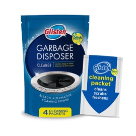 Glisten Disposer Care Foaming Cleaner, Lemon Scent, 4 Use