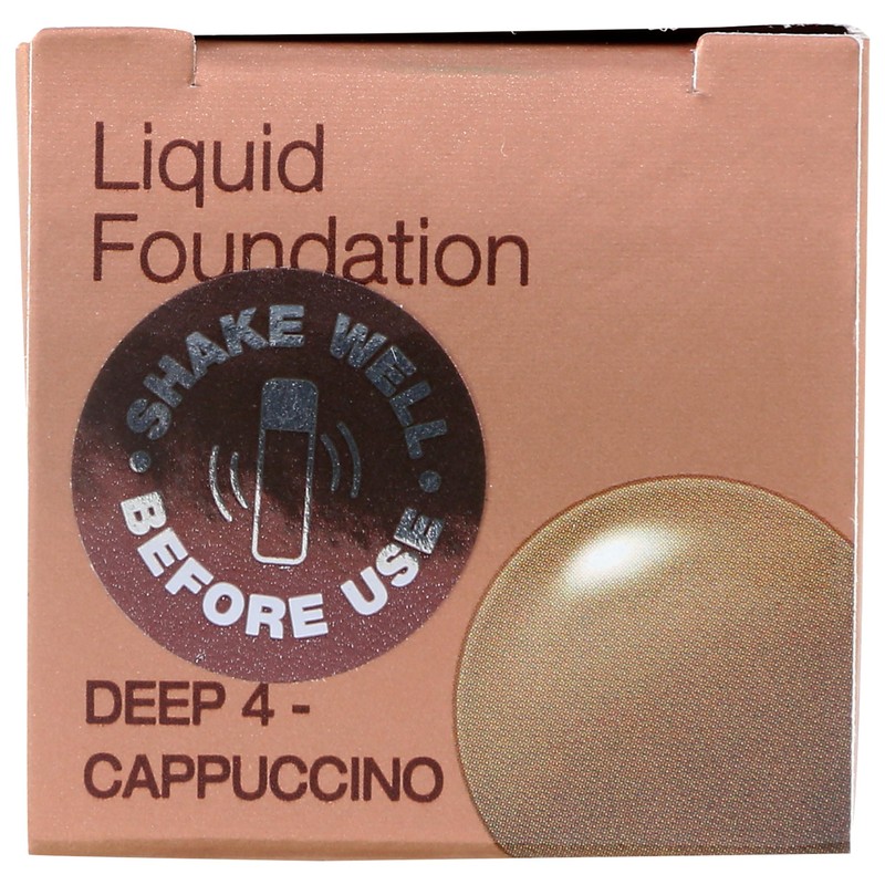 Mineral Fusion Full Coverage Foundation, Liquid Foundation - Deep 4-