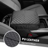 Jimen for Ram Armrest Cover, Leather Center Console Cover Fit