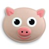 Kikkerland Pig Talking Bag Clip, Rubberized Coating, Fun Oinking Sound,