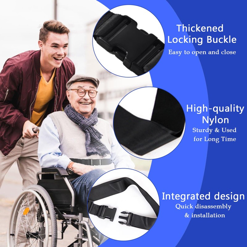 Wheelchair Seat Belt for Elderly & Disabled - Electric Scooters