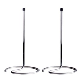 Hemoton 2pcs Decanter Drying Stand Wine Carafe Holder Multifunction Bottle Cup Dryer Rack Stand Shelf for Home Restaurant Bar