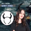 AUOCATTAIL Witch Devil Horns Headband Hair Accessory Horn Hair Hoop