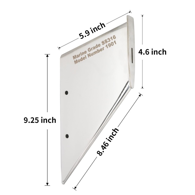 Boat Skeg Repair Guard Replacement Kit Fits MerCruiser Alpha 1