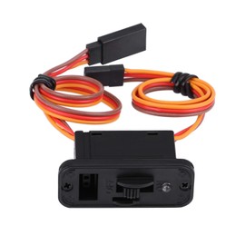 RC Switch, Heavy Duty LED Receiver JR RC On Off Connectors Airplane Switch for RC Airplane Boat Accessories