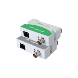 LINOVISION POE Over Coax EOC Converter IP Over Coax Max 3000ft Power and Data Transmission Over Regular RG59 Coaxial Cable for Upgrading Analog Surveillance System to IP Surveillance System