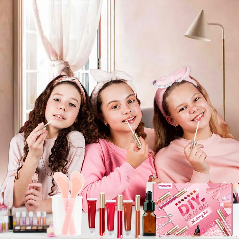 TSVATE Lip Gloss Making Kit, Lip Gloss Kit, Diy Lipgloss