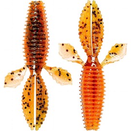 Z-Man TBUGZ-47PK6 TRD Bugz 2.75" Green Pumpkin/Orange 6 Pack