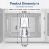 YZSGW 6912A40002J G8 Halogen Light Bulb 120V 50W,Microwave Lamp Replacement