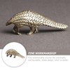Brass Pangolin Figurine Statue Figurines Animal Sculpture Collectibles for Luck