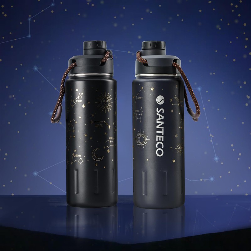 SANTECO Sports Bottle "KTWO" Series (Dark Blue)