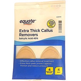 Equate Extra Thick Callus Removers with Salicylic Acid, 4 Pads, 4 Patches Compare to Dr. Scholls by - Producto Original de Alta Calidad, Entrega Rápid