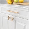 Amerdeco 10 Pack Brushed Brass Cabinet Pulls 5 Inch(128mm) Hole