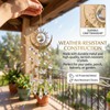 15.8 Inch Crystal Suncatchers for Windows - Sun and Moon