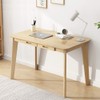 IOTXY Solid Wood Writing Desk - Home Office Workbench Desk