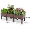 Growchum Modular Raised Garden Bed Kit – DIY Stackable Plant