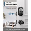 TEEHO Fingerprint Keyless Entry Door Lock - Keypad Deadbolt with