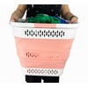 SAMMART 40L (10.5 Gallon) Collapsible Plastic Laundry Basket with Handles