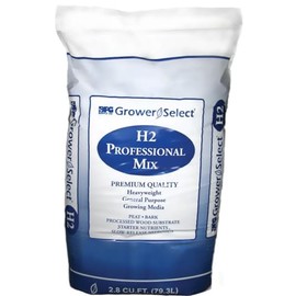 Grower Select H2 Professional Mix, 2.8cf Loose Fill Growing Media