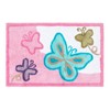 HOMESCAPES - 100% Cotton Washable Tufted Butterflies Rug 50 x