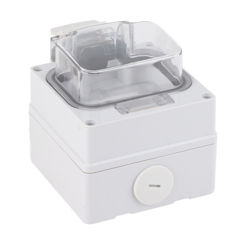 Outdoor Socket IP66 Weatherproof German Outdoors Outlet for Gardens Workshops