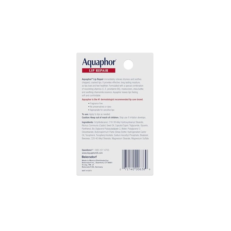 Aquaphor Lip Repair, 0.35 Ounce