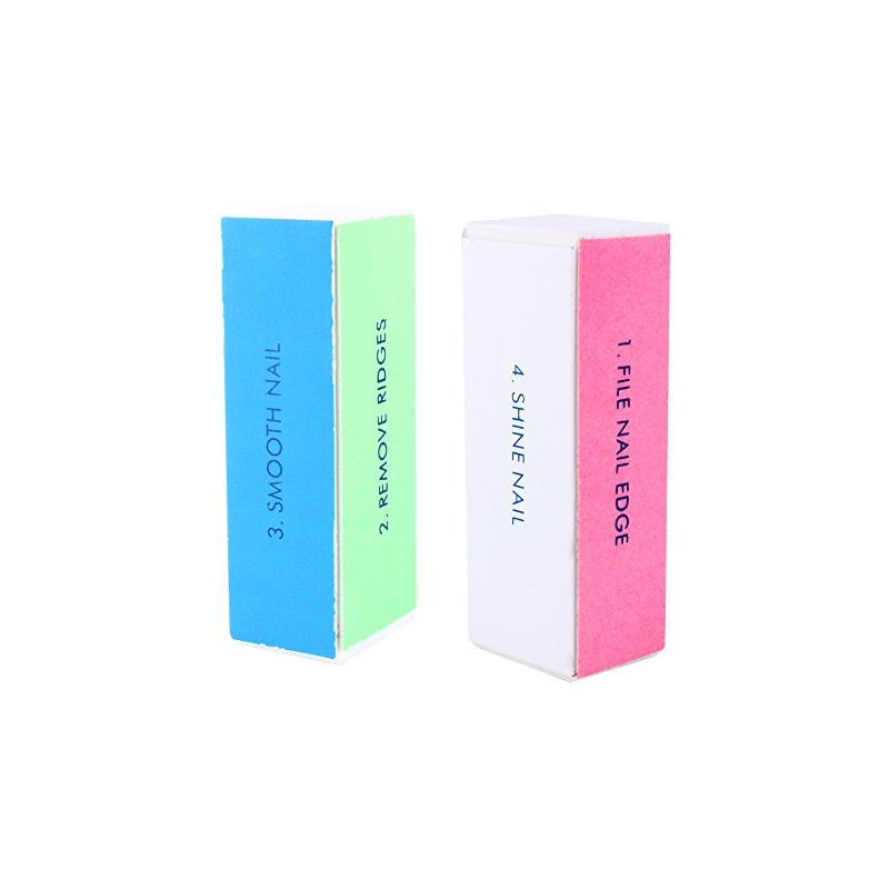 Nail Art Shiner Buffer Buffing 4 Ways Block Sand Sanding