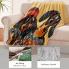 cromcu Dachshund Blanket for Women Men Kids, Flannel Dachshund Blankets