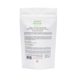 Zinc Oxide Powder 4oz/120g (Made in Canada)– by Amson Naturals