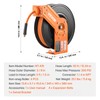 VEVOR Retractable Air Hose Reel, 3/8IN x 50FT Rubber Air
