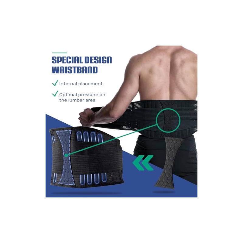 NativoDex NativoDex Back Support Belt, Back Brace, Lumbar Support Belt