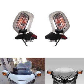 TCT-MOTORPARTS Rearview Mirrors w/Turn Signals Fit For Honda Goldwing GL1800 GL 1800 2001-2011 GL1800 Audio/Comfort/Navi/XM/ABS