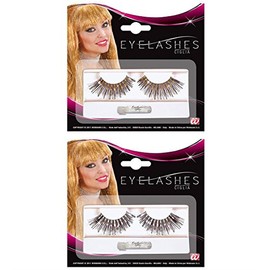 NET TOYS False Eyelashes Black Gold Artificial Eyelashes Carnival Eyelash Extension Extension