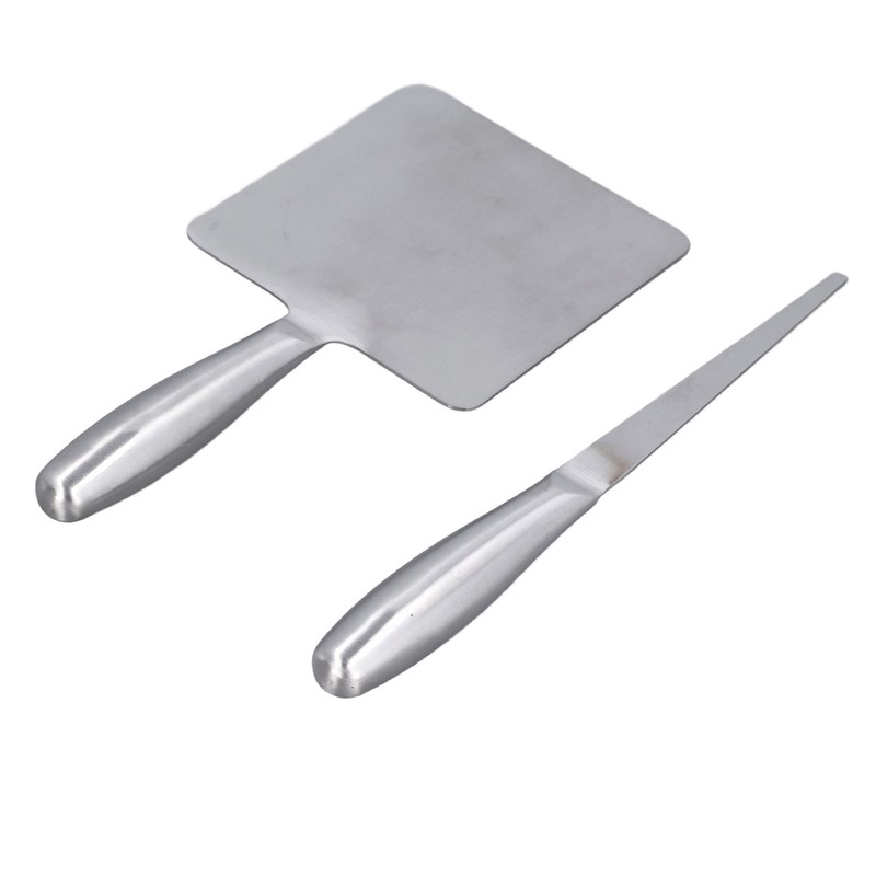 Food Scraper with Picking Stick Stainless Steel Dough Scraper Multipurpose