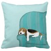 Aidoue Happy Couch Dog - Cute Beagle Relaxing Pillowcase Decorate