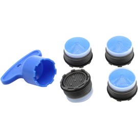 M24 Faucet Aerator Wrench and 24mm Faucet Filter Restrictor 1pcs Cache Faucet Aerator Key and 4pcs Tap Aerators[FDXGYH]