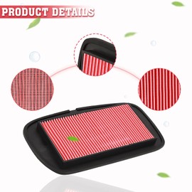 Cyleto Air Filter for Yamaha FZ6 2004-2010 Fazer 600 FZ6 2004-2006 FZ6 Fazer S2 ABS 2007-2009