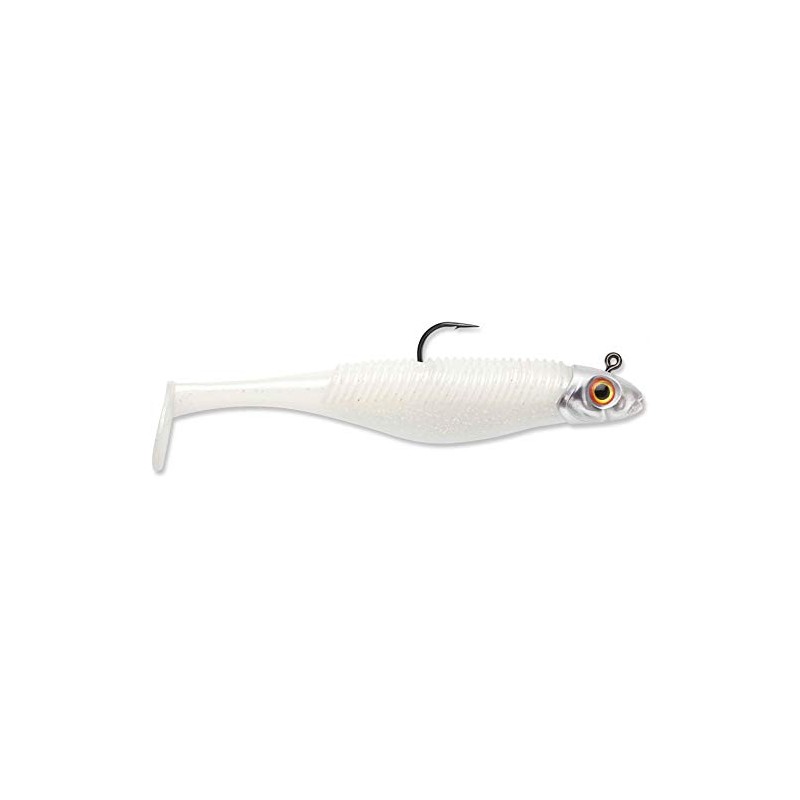 360GT Searchbait Shad 3.5"- 1/4oz Pearl Ice
