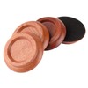 Upright Piano Caster Cups,Eison Solid Sapeliwood Piano Caster Piano Leg