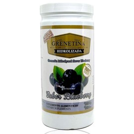Grenetina Hidrolizada Prety Be Nutrition By Gaero Shop | Sabor Blueberry | 500g | 100% Natural