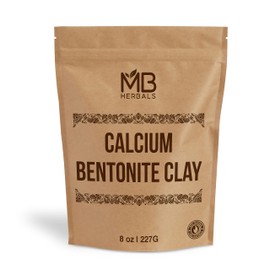 MB Herbals Calcium Bentonite Clay Powder 227g | For External Use Only