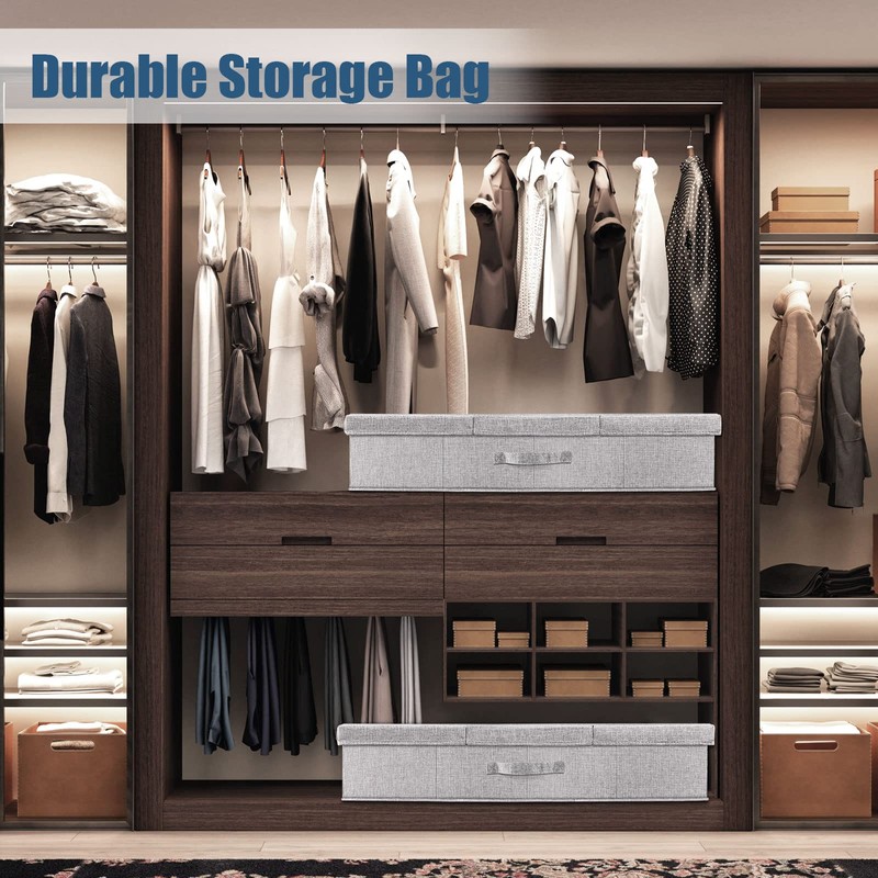 Supowin Underbed Storage Containers Bin with Lids, Large Under Bed