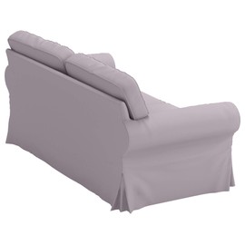 The Heavy Cotton Ektorp Sofa Cover Replacement is Made Compatible for IKEA Ektorp Sofa Loveseat (Light Gray Loveseat)