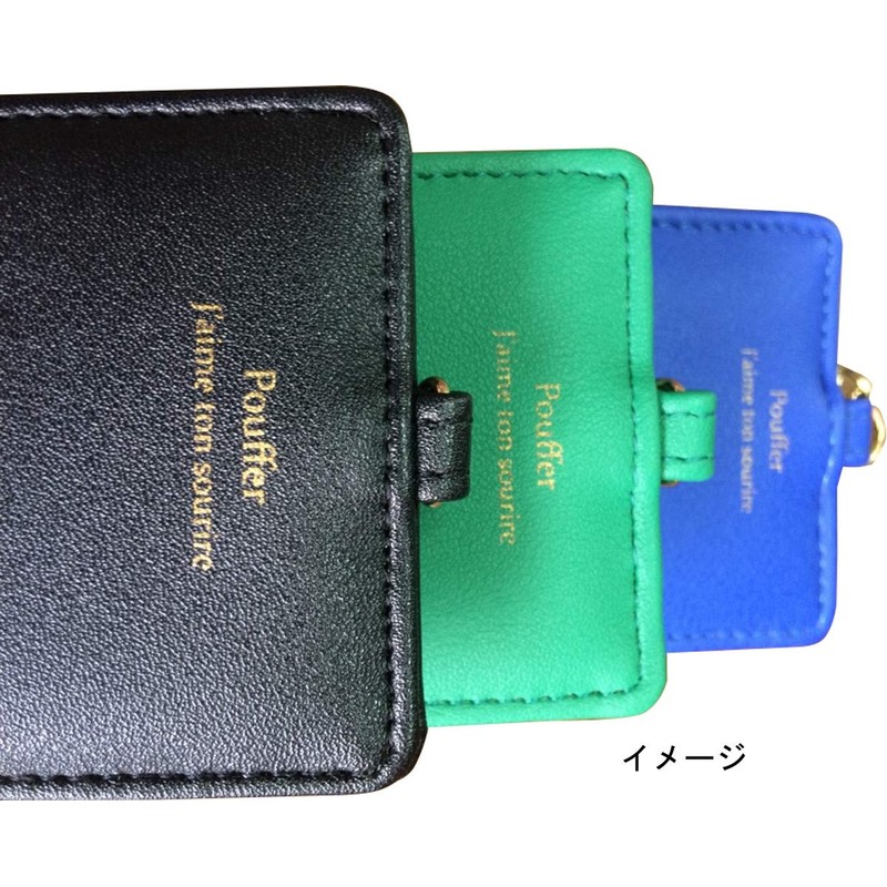 Sunny Side pu-fe Pass Case Yellow 6.7 X/10 cm JW