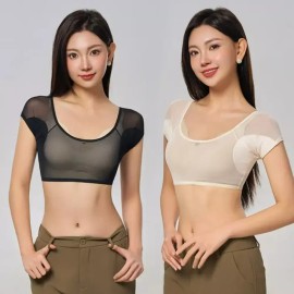 Gyeotepakeu 겨드랑이땀 겨땀 억제 패치 땀흡수 속옷 방지 이너 겨터파크 패드 [블랙] Underarm Sweat Control Patch Sweat-Absorbing Undergarment Preventing Inner Pad [Black]